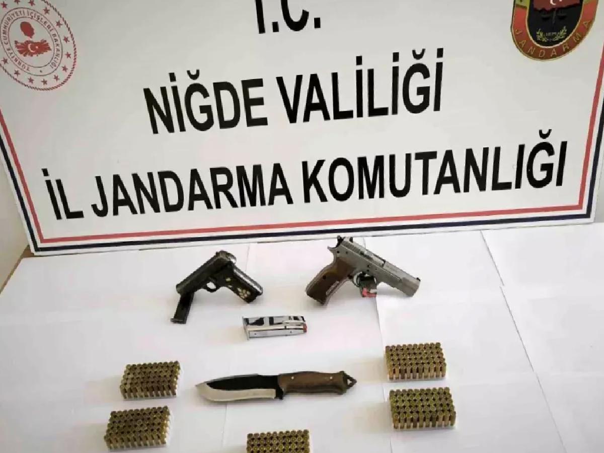 Niğde’de Ruhsatsız Silah Operasyonu