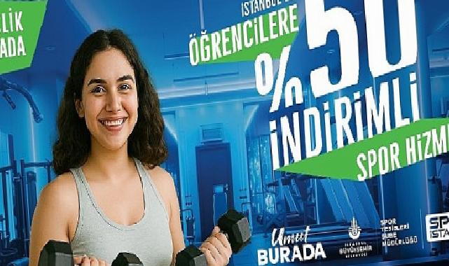 Öğrencilere Yüzde 50 Spor İndirimi