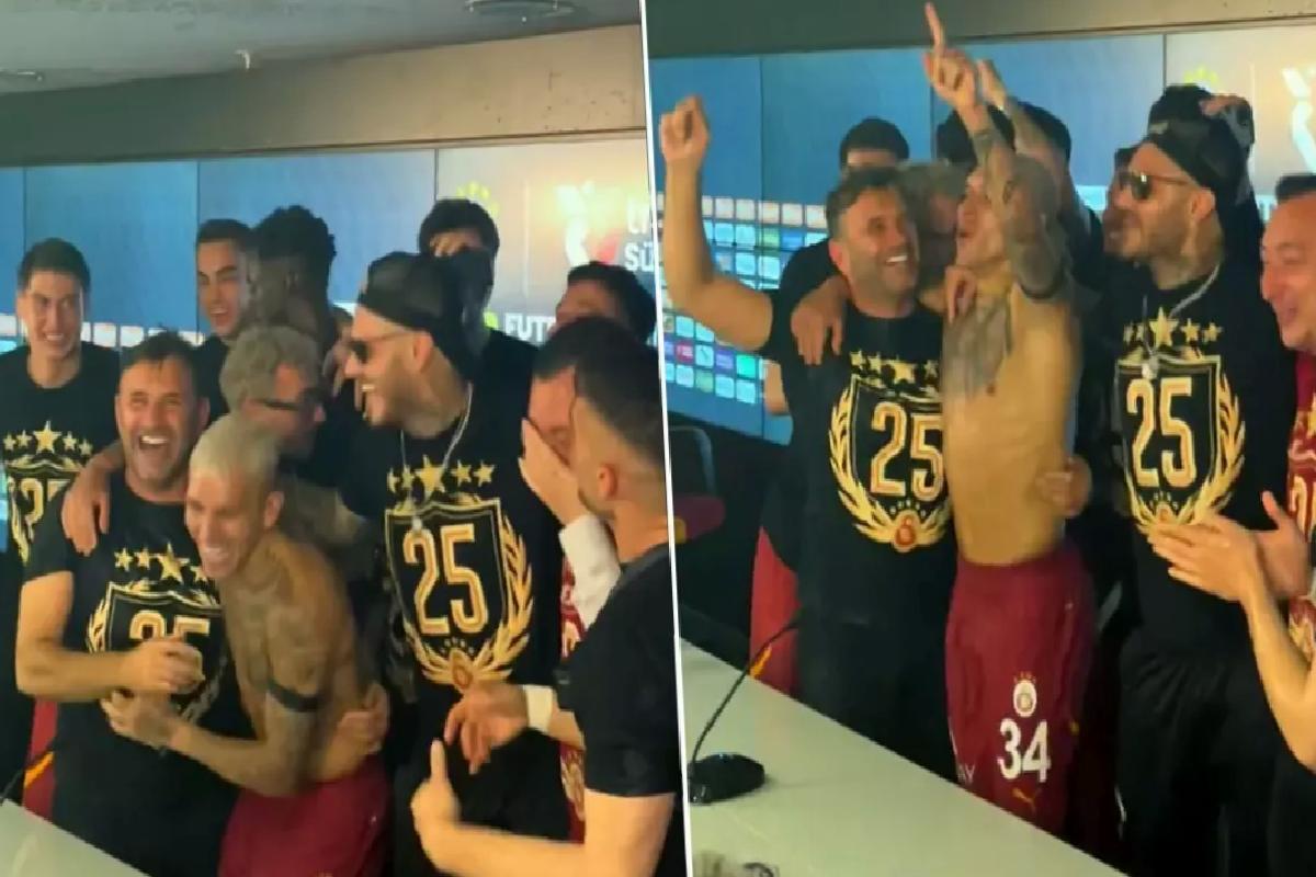 Okan Buruk’u istifaya davet ettiler! İşte futbolcuların basın toplantısını bastığı anlar
