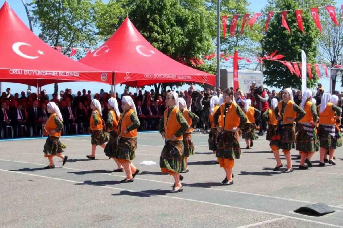 Ordu’da 19 Mayıs Kutlamaları Coşkuyla Gerçekleşti