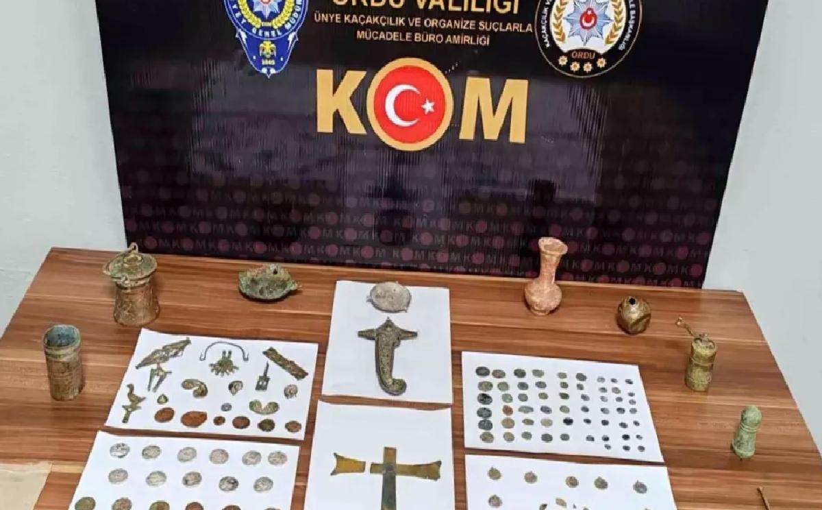 Ordu’da Tarihi Eşya Operasyonu