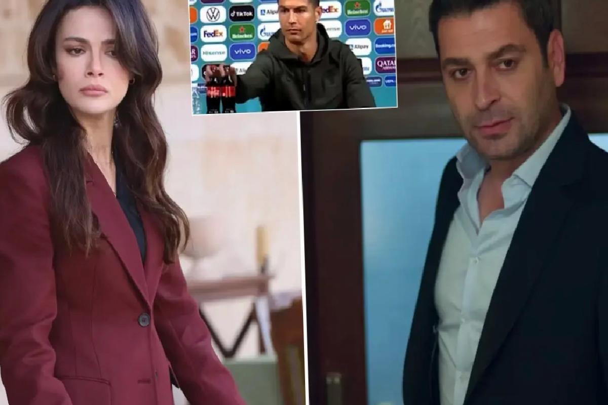 Ozan Akbaba ve Sinem Ünsal’ın Coca-Cola reklamı sonrası Ronaldo’nun görüntüsü viral oldu