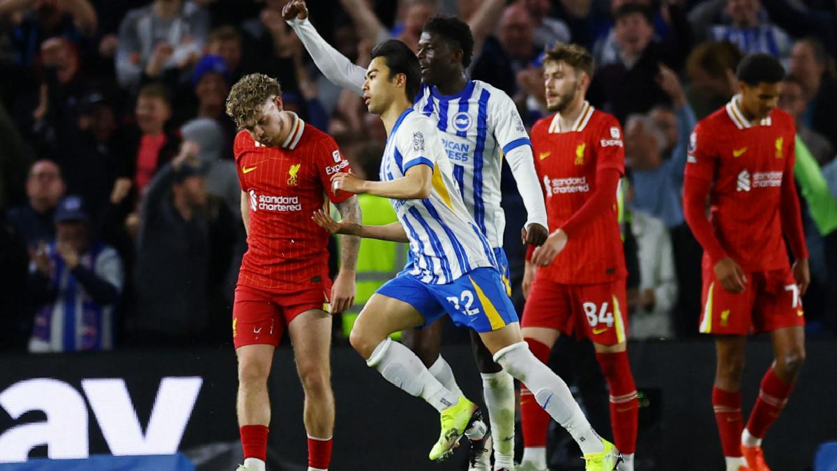 Premier Lig şampiyonu Liverpool, Brighton’a yenildi