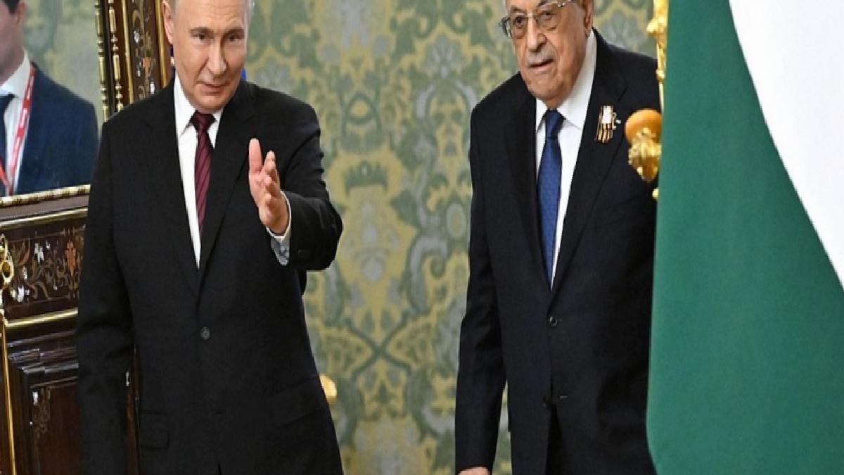 Putin, Filistin Devlet Başkanı Mahmud Abbas ile görüştü