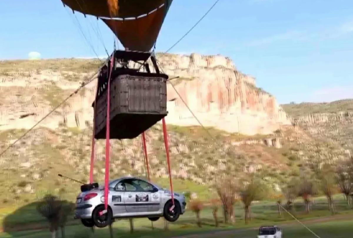 Ralliciler Aksaray’da Balonla Uçtu