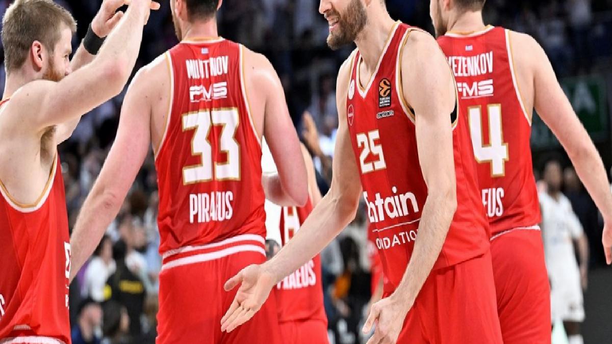 Real Madrid’i yenen Olympiakos, EuroLeague’de dörtlü finalde