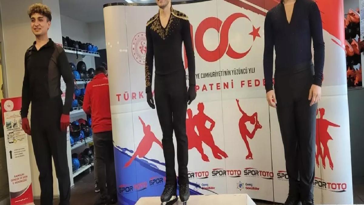 Samsun’da Artistik Buz Pateni Müsabakası Sona Erdi