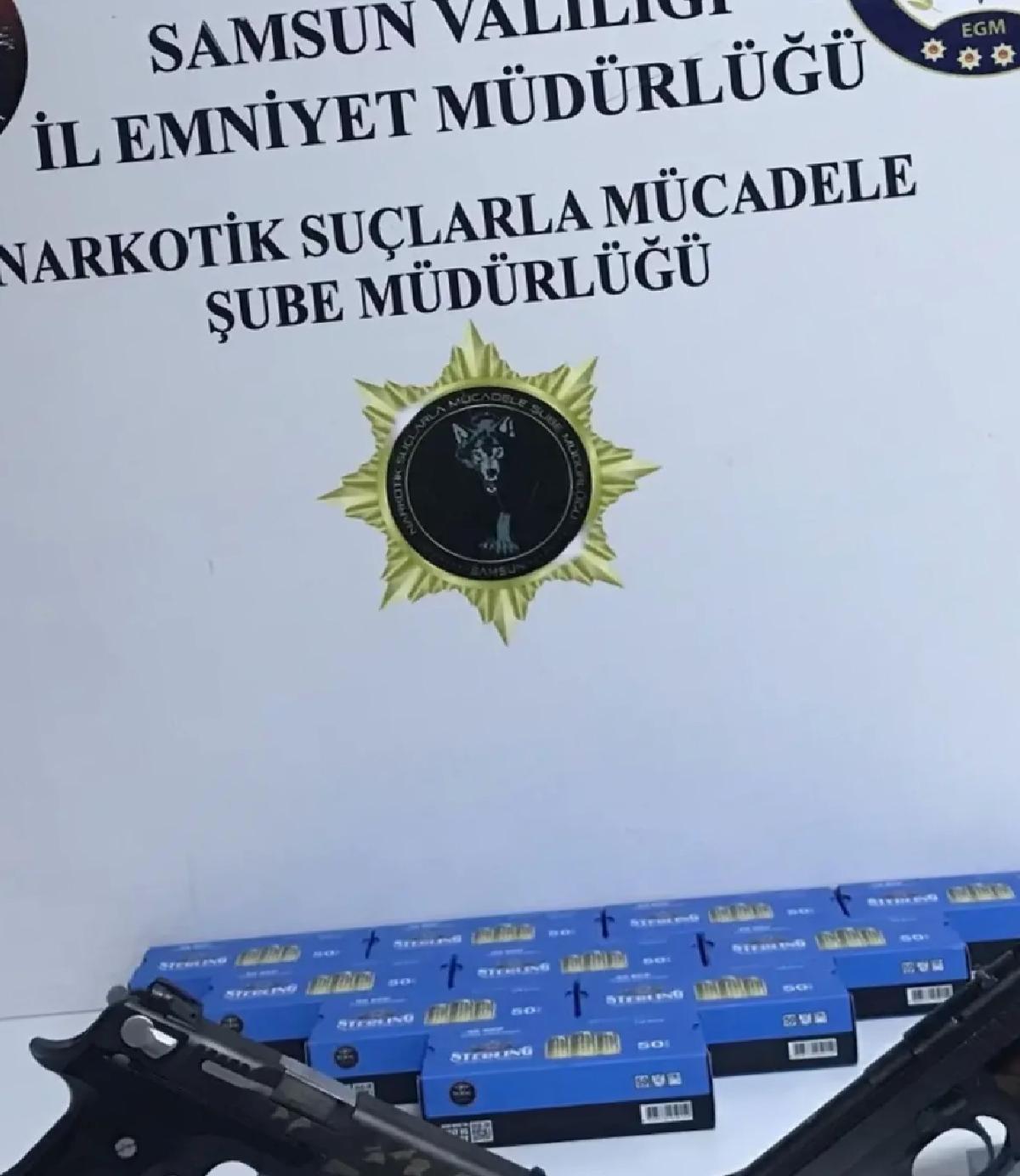 Samsun’da Silah Kaçakçılığı Operasyonu