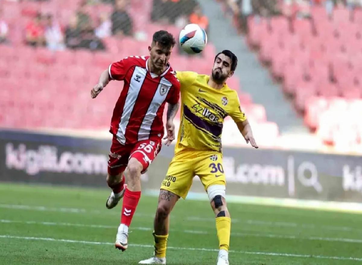 Samsunspor – Eyüpspor: Birinci Yarı Sonucu 1-0