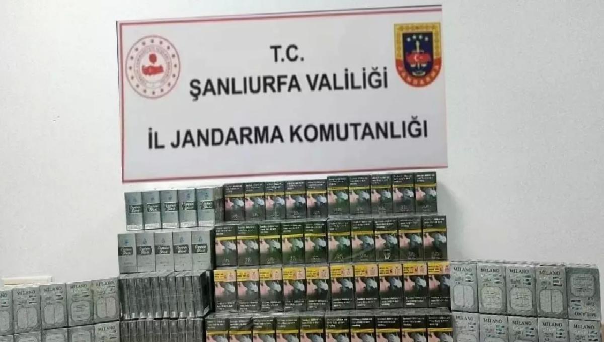 Şanlıurfa’da 980 Paket Kaçak Sigara Ele Geçirildi
