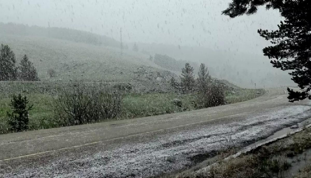 Sarıkamış’ta Sağanak ve Kar Tesirli