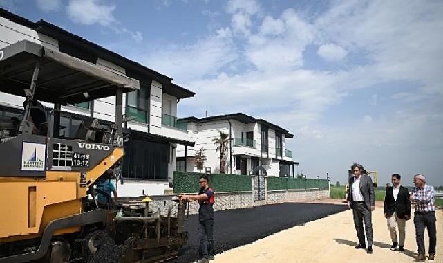 Sarımeşe Mahallesi’ne 750 Tonluk Asfalt