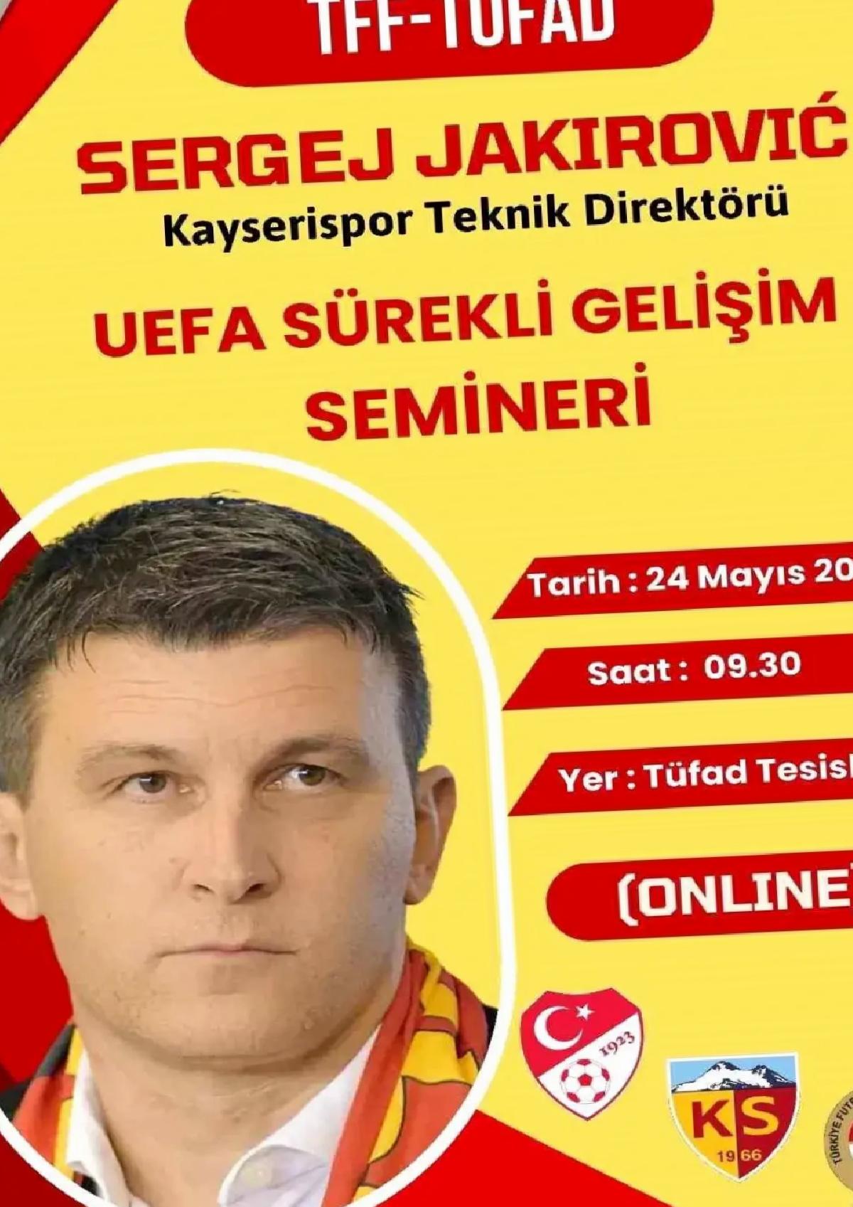 Sergej Jakirovic’e Seminer İsim Verildi