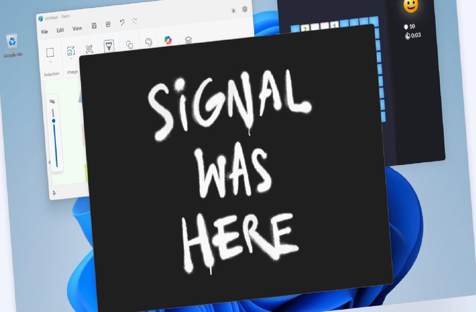 Signal’dan Windows Recall’a ekran imgesi manisi