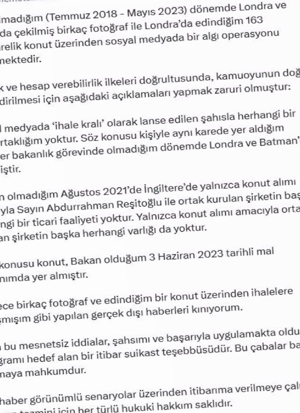Şimşek’ten Prestij Suikasti Açıklaması