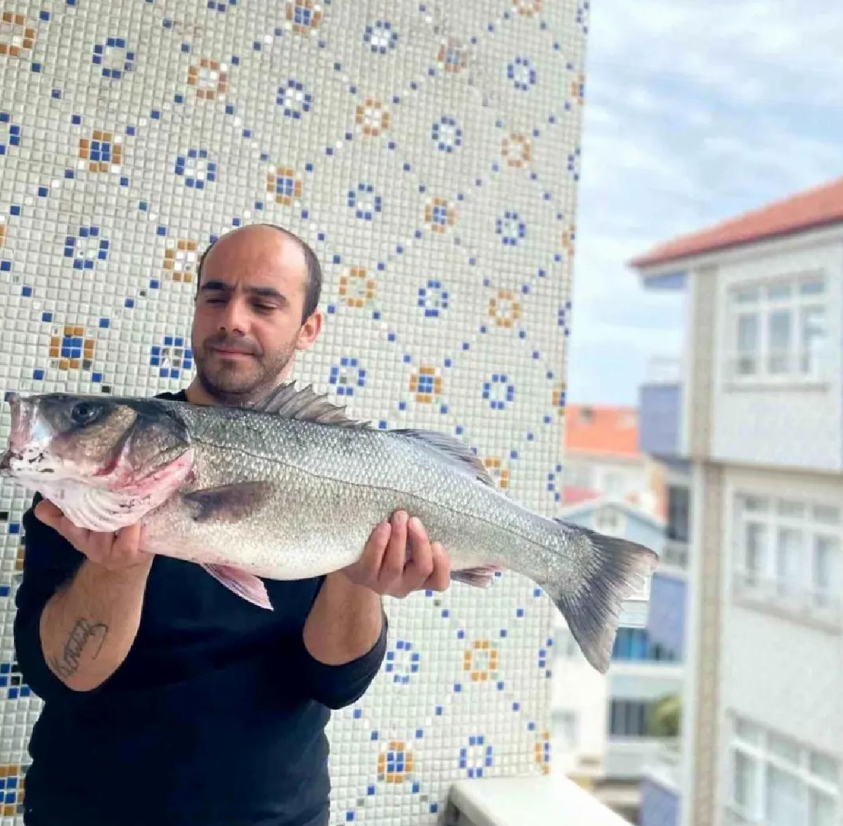 Sinop’ta 7,5 Kiloluk Dev Levrek Yakalandı
