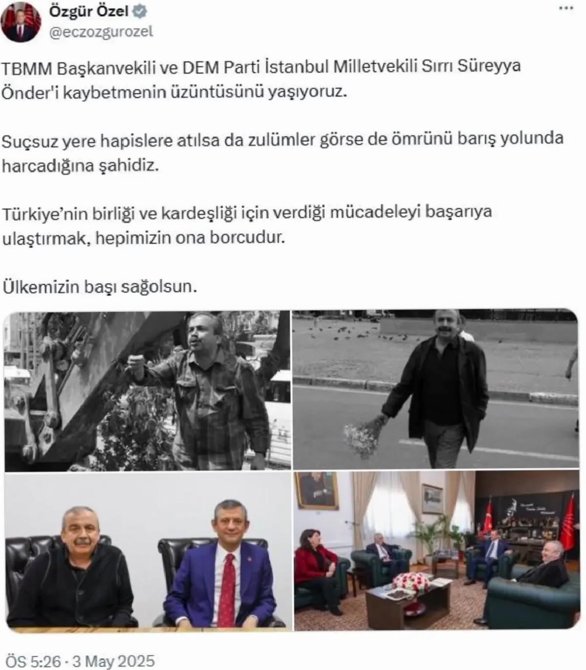 Sırrı Süreyya Öncü’ye Veda
