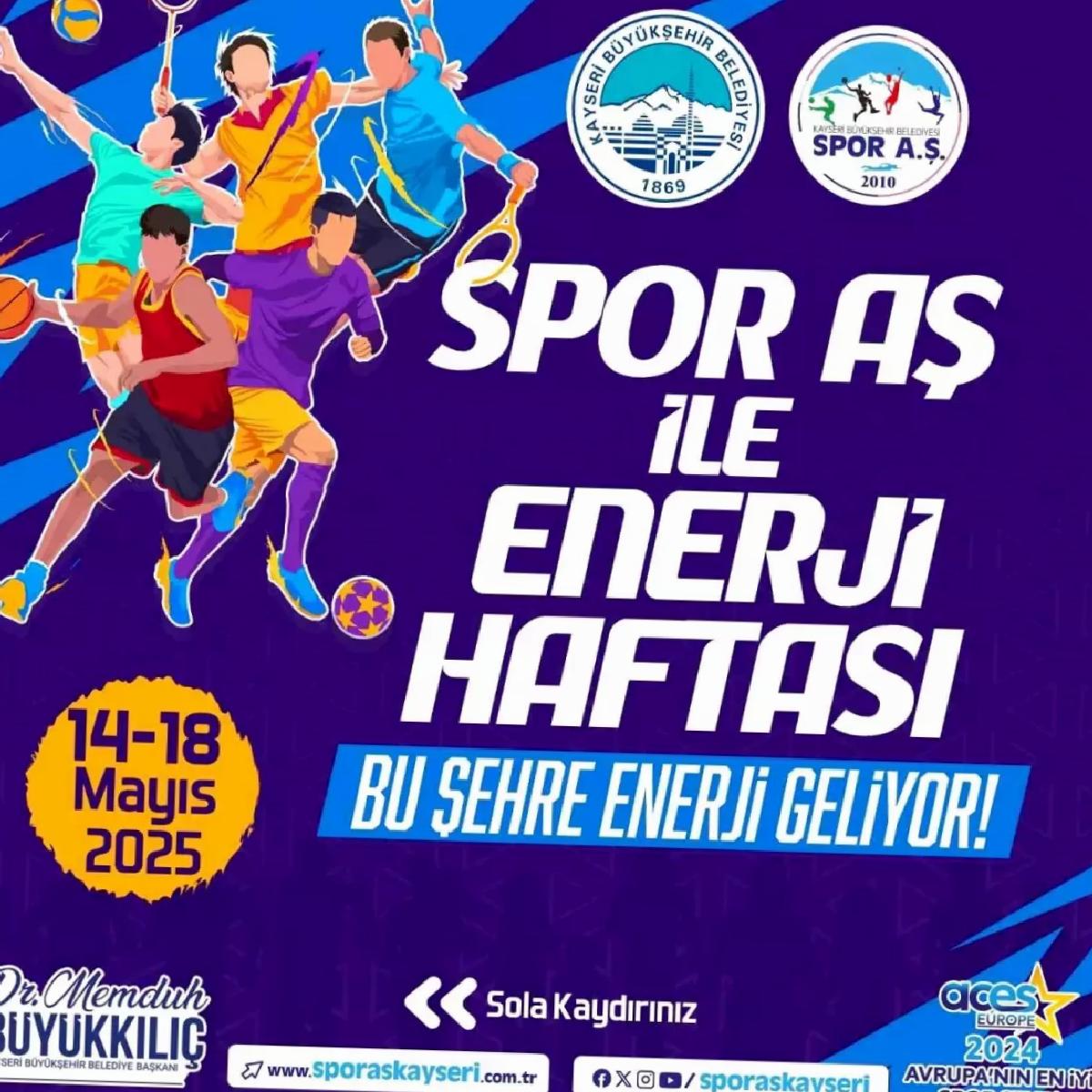 Spor A.Ş.’nin 19 Mayıs’a özel ‘Enerji Haftası’ aktiflikleri başladı