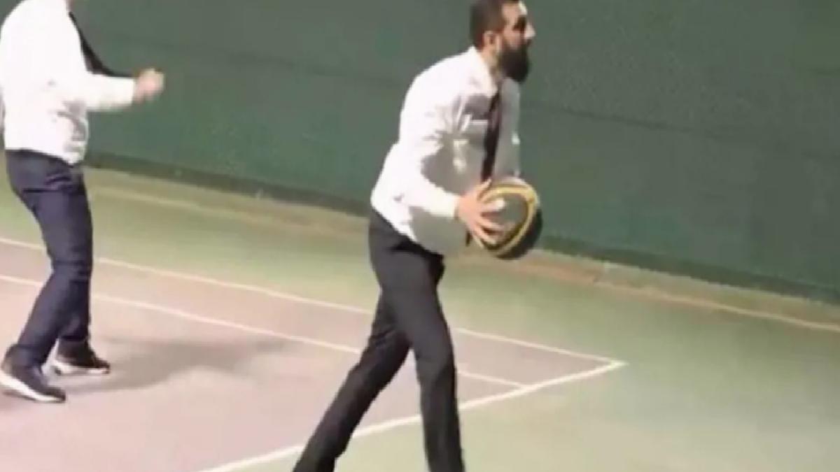 Suriye lideri Ahmed Şara, Hasan Şeybani ile basketbol oynadı