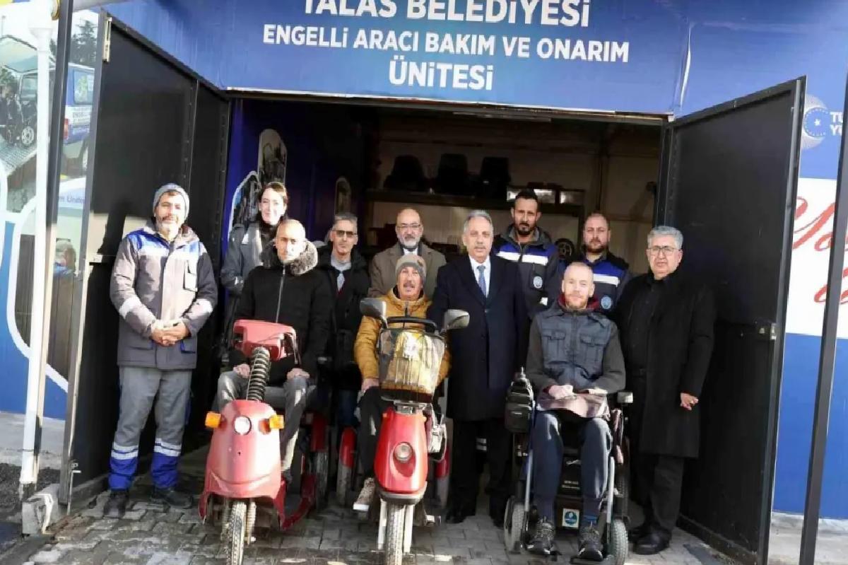 Talas Belediyesi’nden Engelli Vatandaşlara Fiyatsız Araç Bakım Hizmeti