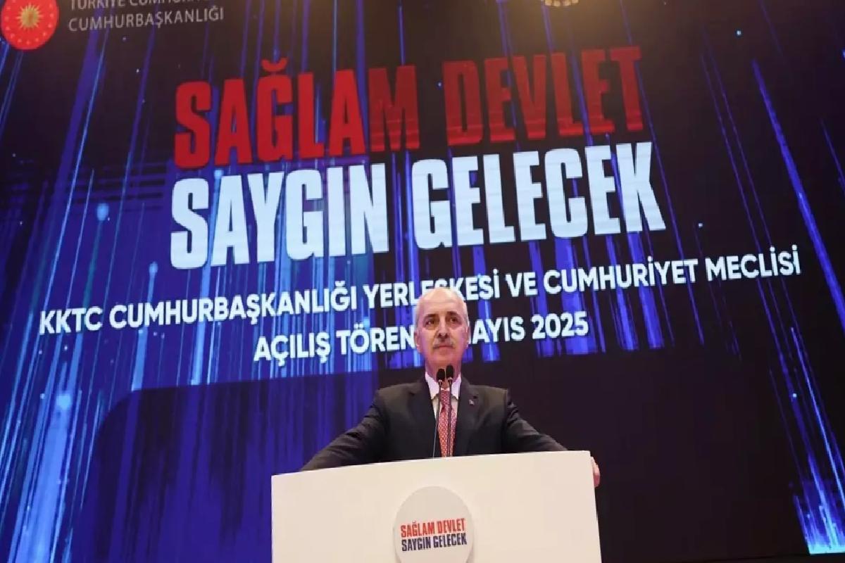 TBMM Başkanı Kurtulmuş, KKTC Cumhuriyet Yerleşkesi Açılış Töreni’nde konuştu Açıklaması