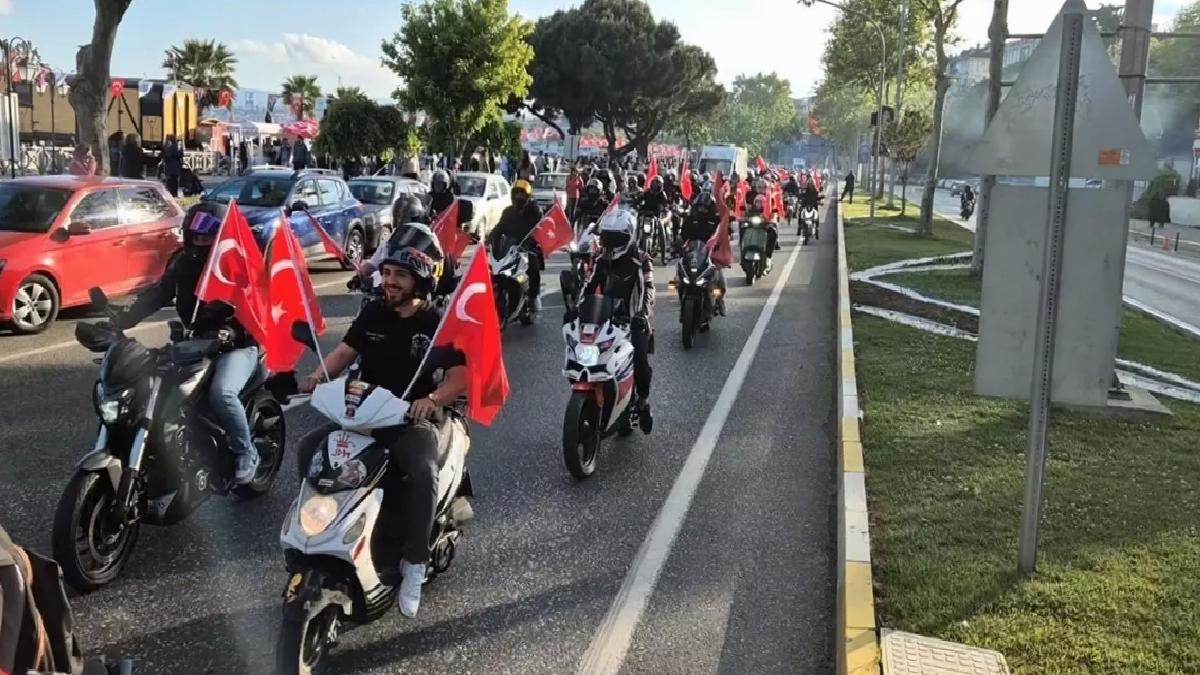 Tekirdağ’da Motosiklet Korteji ile 19 Mayıs Coşkusu