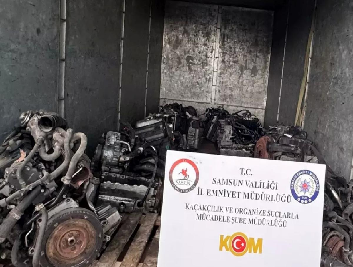 Tekkeköy’de Kaçak Motor Operasyonu