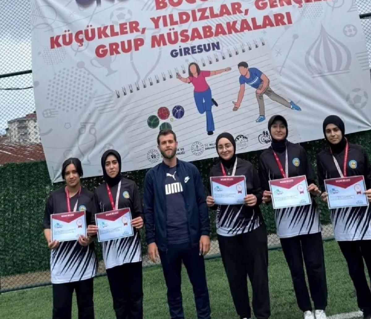 Tercanlı Kız Bocce ekibi Türkiye finallerinde