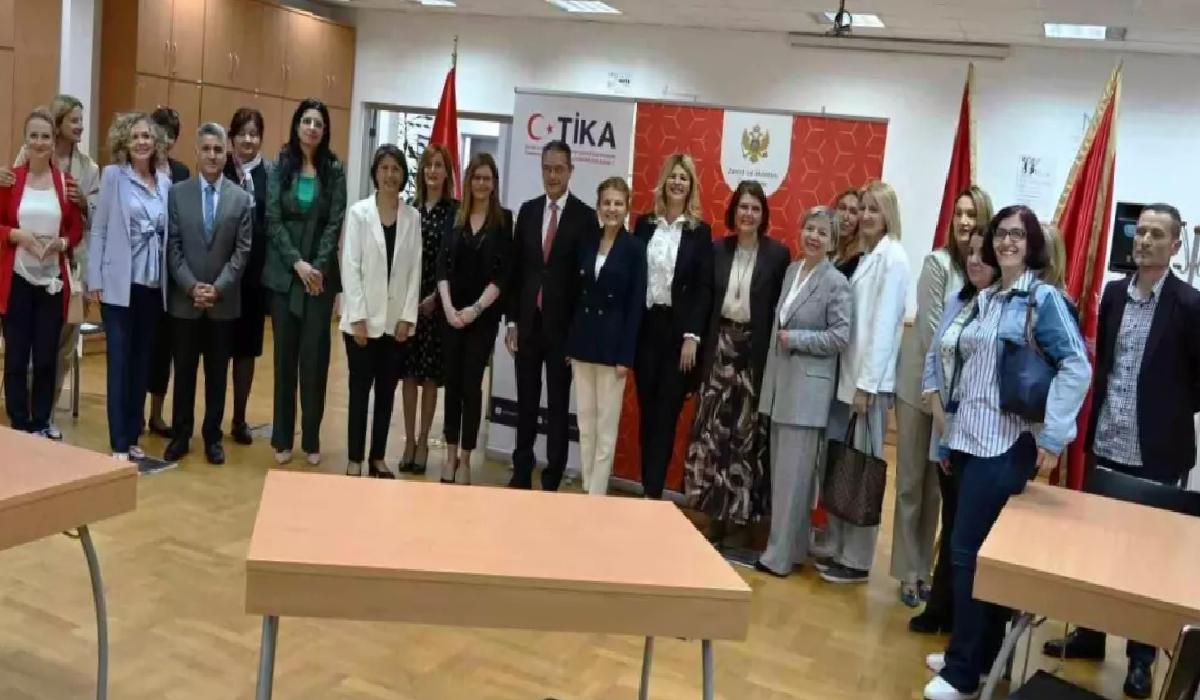 TİKA’dan Karadağ’a Ofis Mobilyası Takviyesi