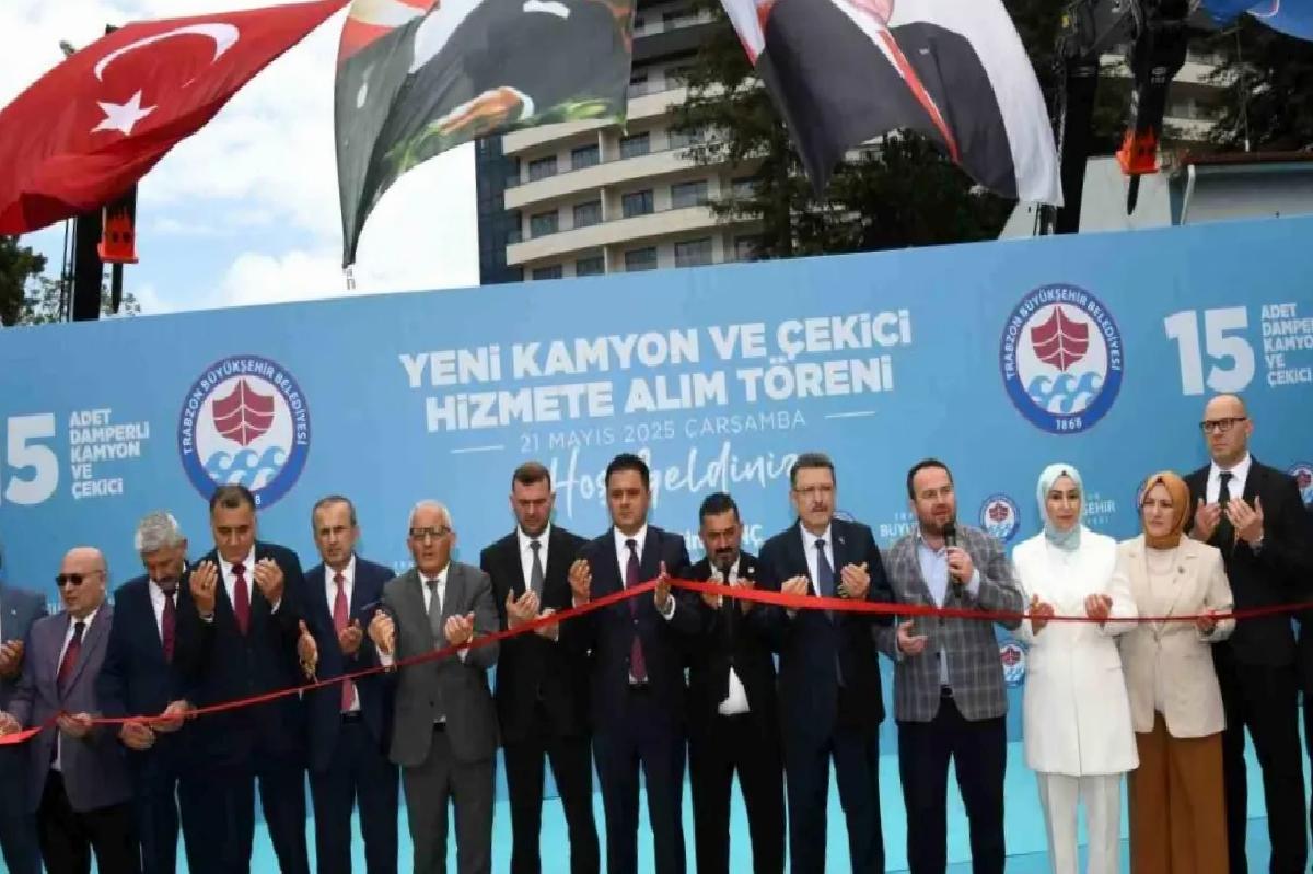 Trabzon Büyükşehir Belediyesi Araç Filosu Güçleniyor