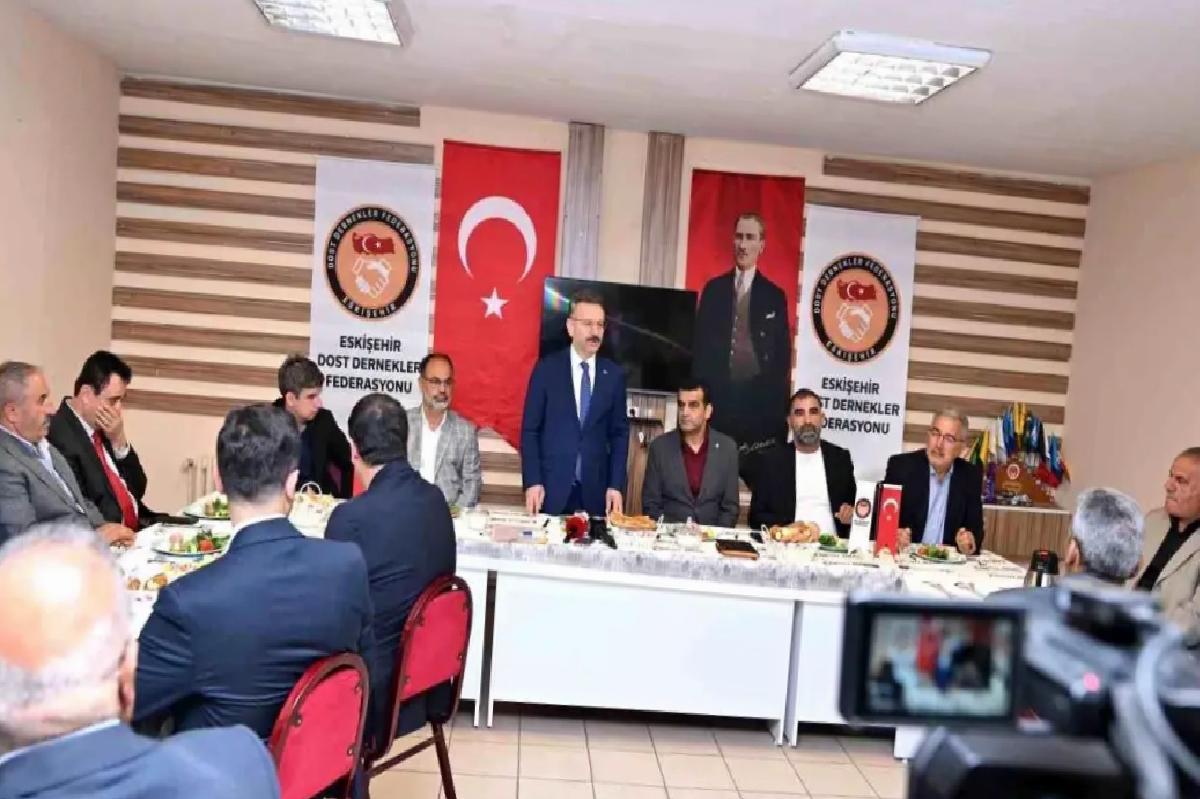 Vali Aksoy’dan Dost Dernekler Federasyonu’na Ziyaret