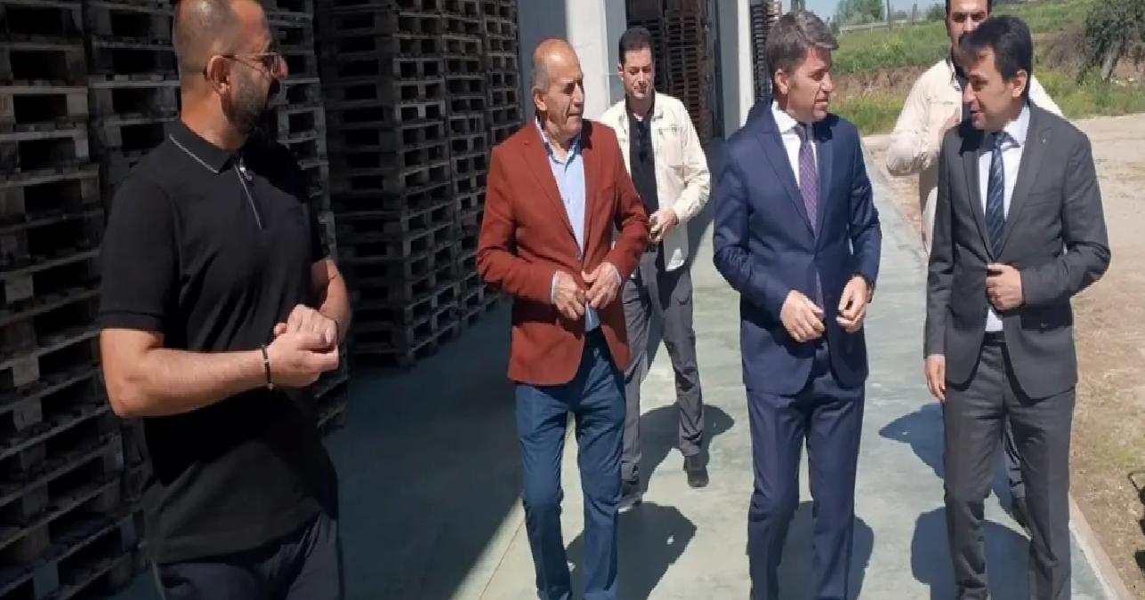 Vali Bakan Meyve Tesislerini Ziyaret Etti