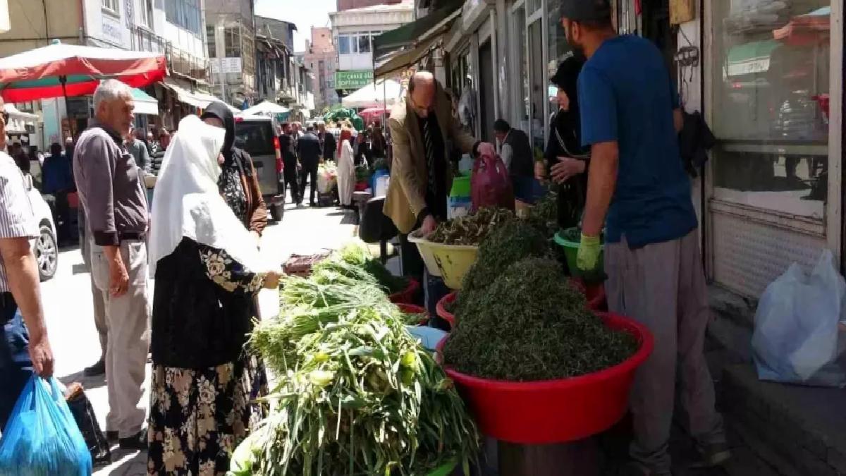 Van’da Şifalı Otlar Tezgahlarda