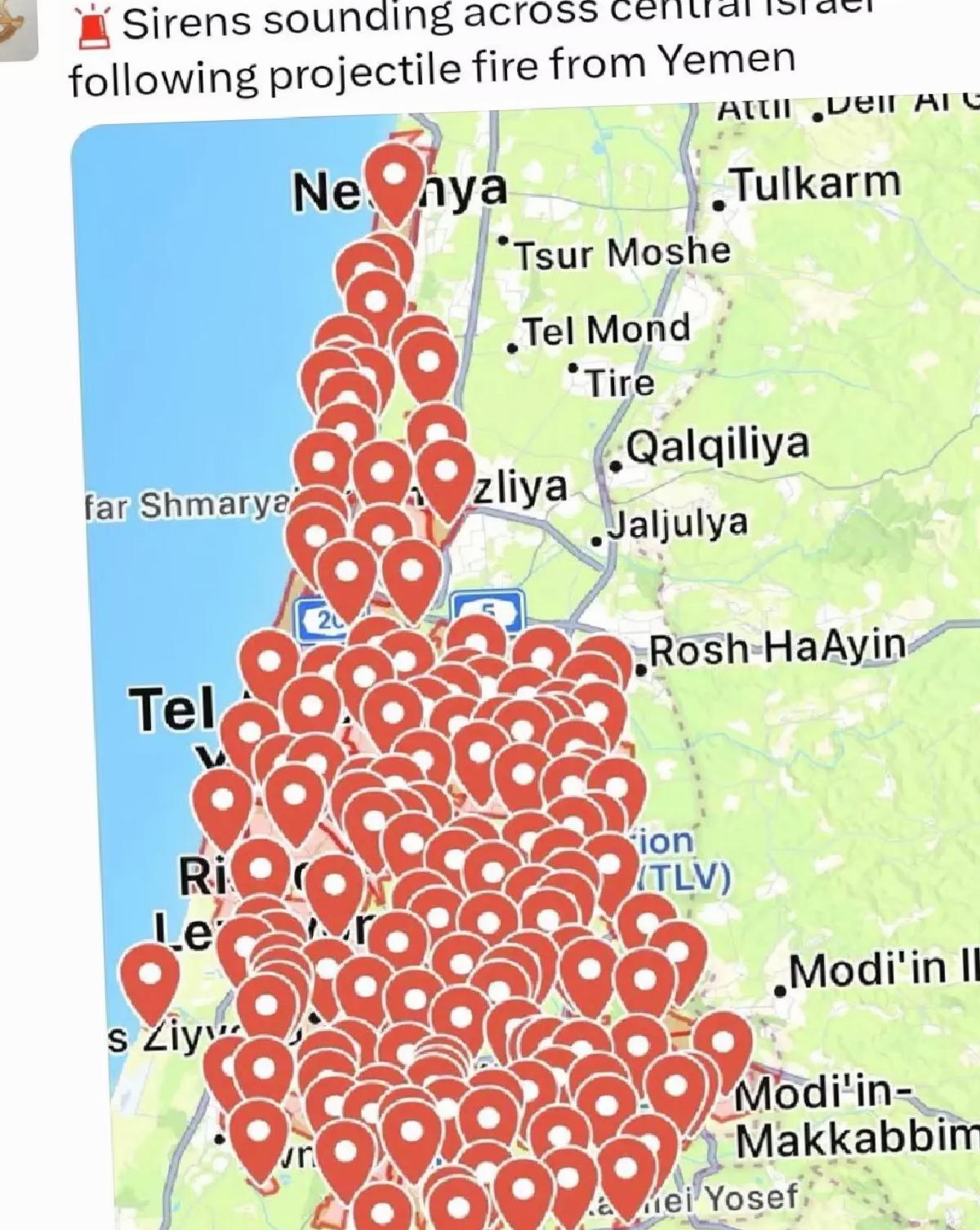 Yemen’den İsrail’e Füze Saldırısı