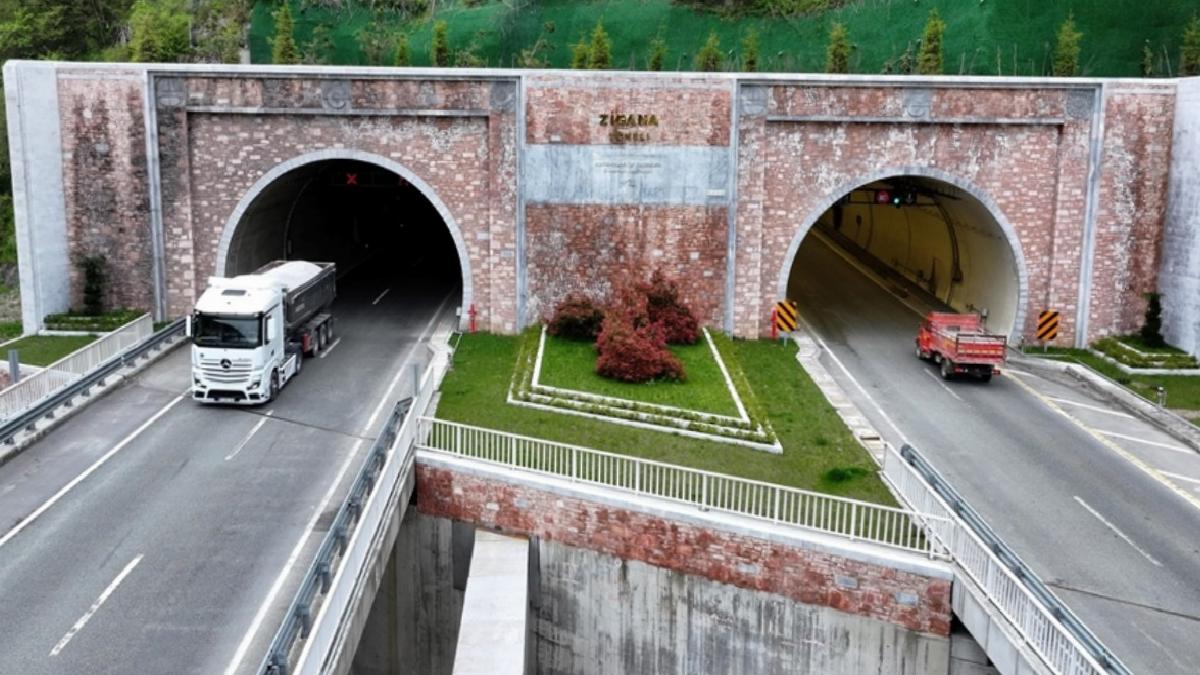 Yeni Zigana Tüneli’nden 2 yılda 3,5 milyona yakın araç geçti