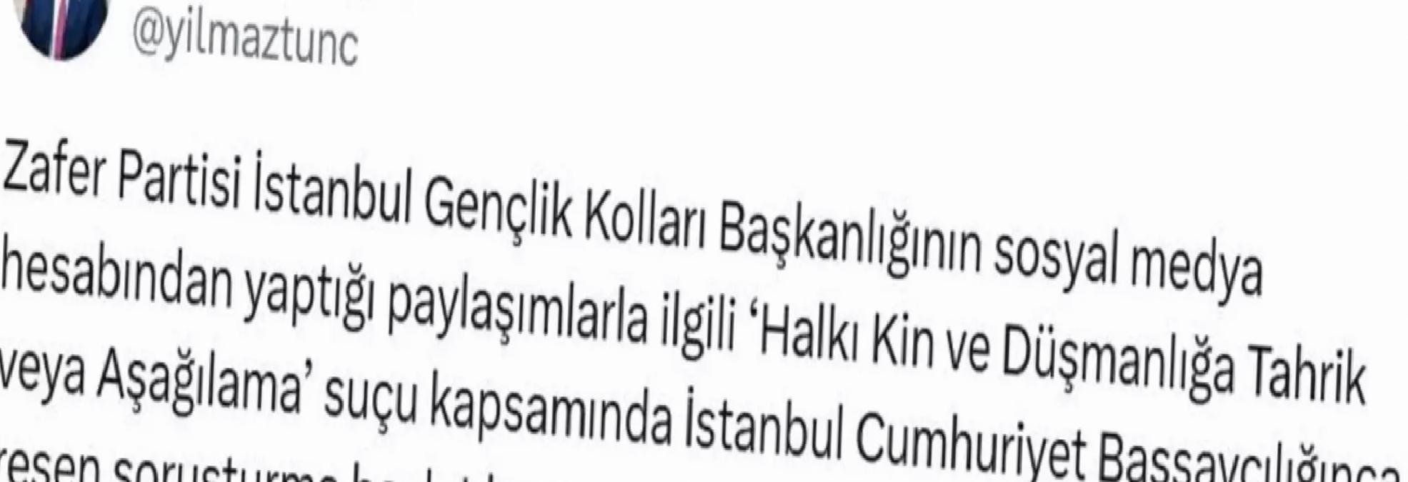 Zafer Partisi’ne Soruşturma