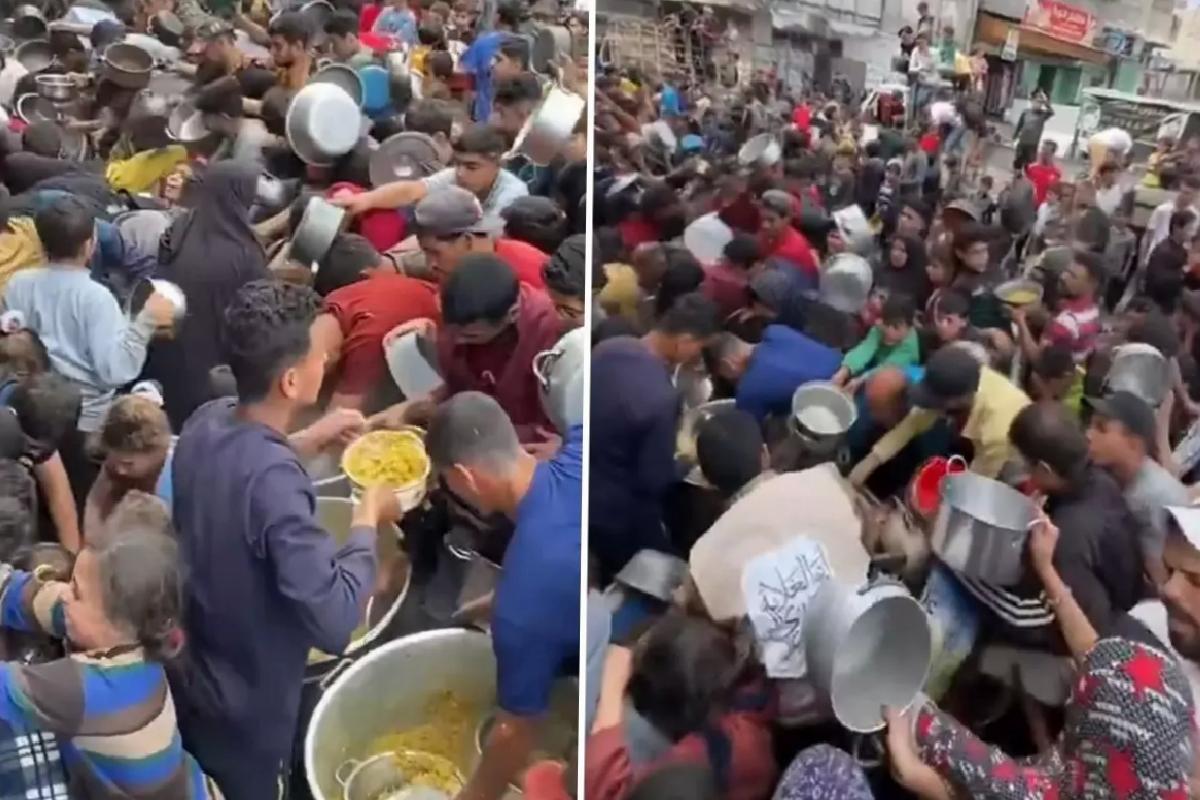 Zulüm altındaki Gazze’den insanlık ismine utanç verici imgeler